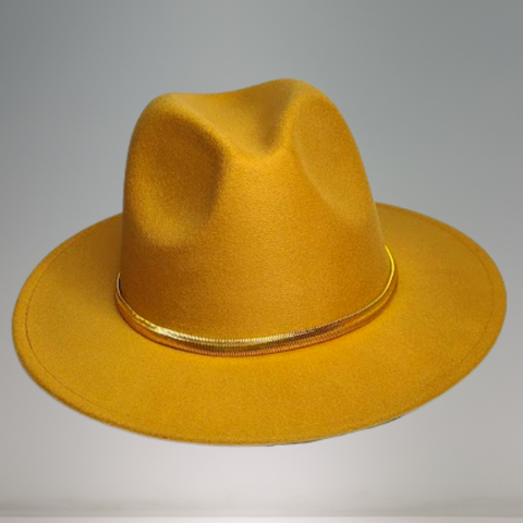 Gold Chain Fedora