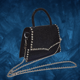 Black Studded Handbag