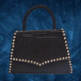 Black Studded Handbag