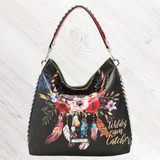 Nicole Lee Bohemian Black Shoulder Bag