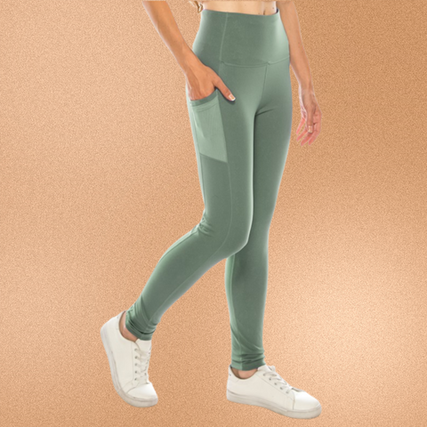 Olive Leggings -Active Wear