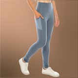 Light Blue Leggings -Active Wear