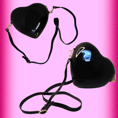 Black Heart Purse