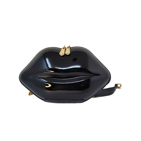 Black Lip Purse