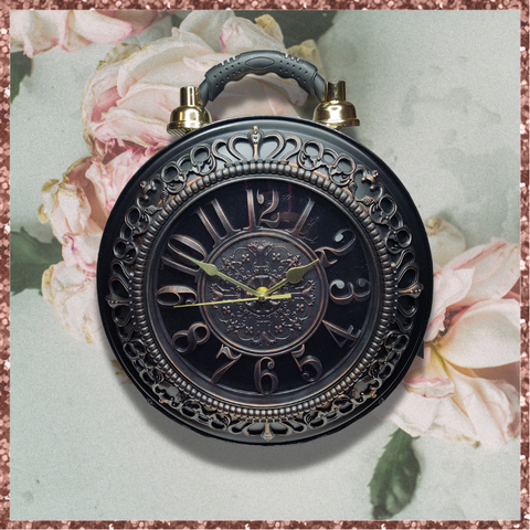 Vintage Clock Purse