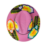 Pink Hand Crafted Mexican Hat