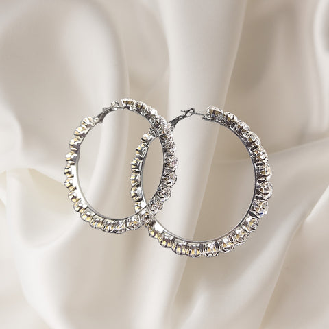 Rhinestone hoops